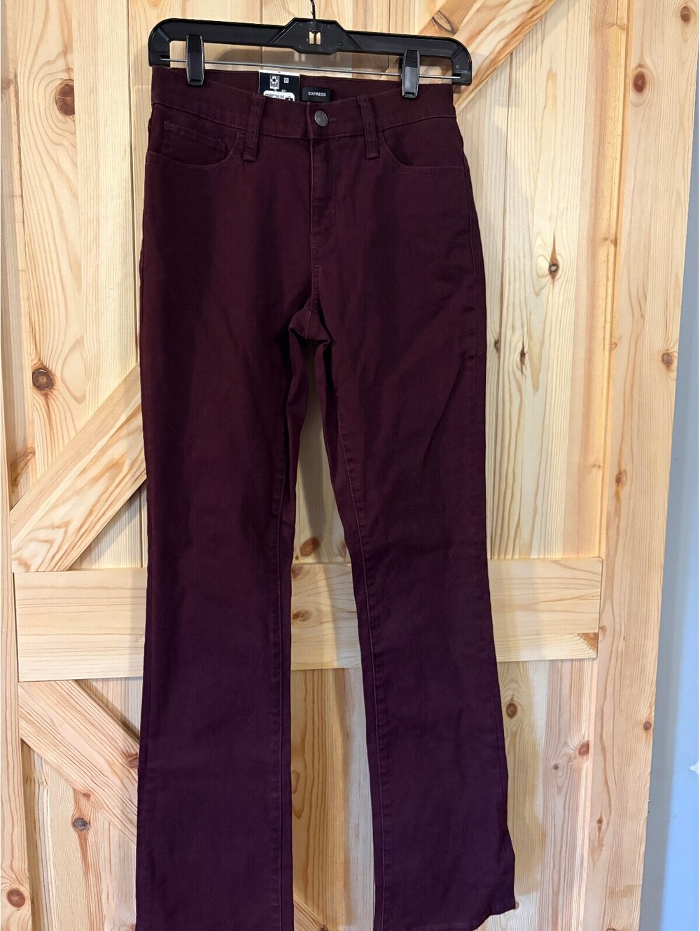 Express Bootcut Wine Wash Jeans Size 4
